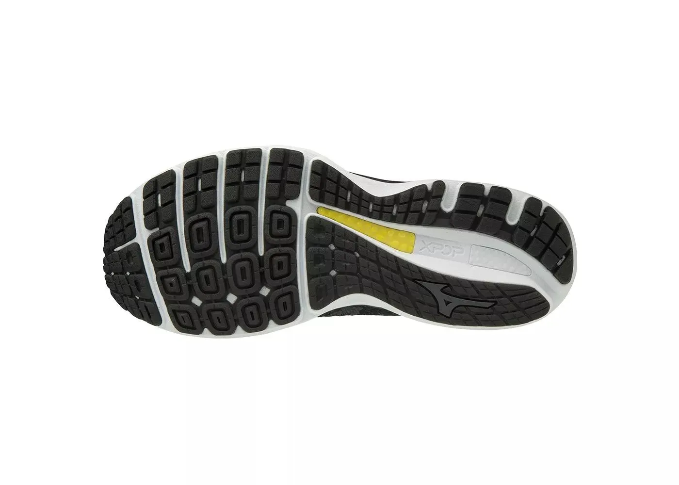 Mizuno Men's Wave Sky Waveknit 3 Running Athletic Shoes Black Gray Size 8.5