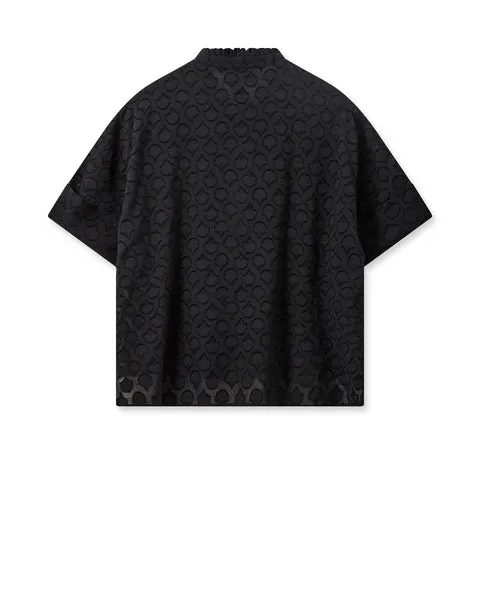 Mos Mosh Toba Jacquard Voile Blouse