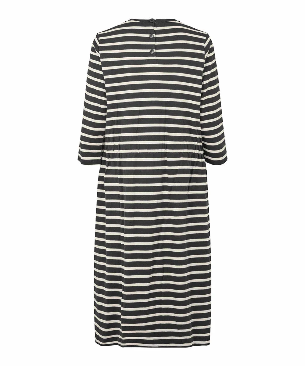 Nieve Striped Cotton Dress