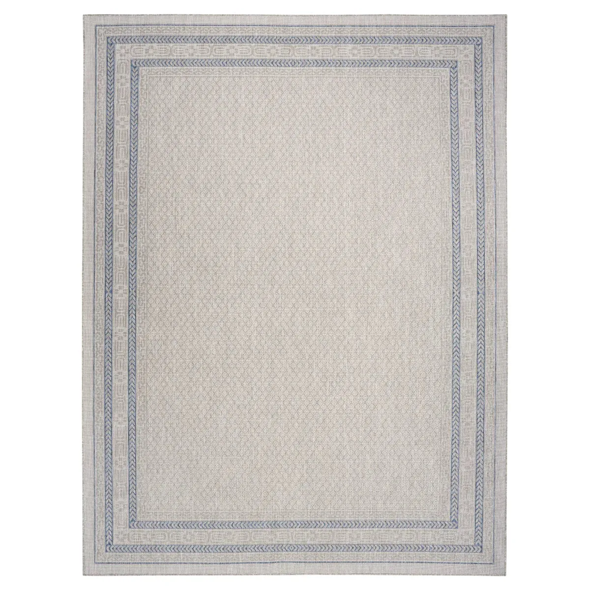 Nourison Garden Spring Indoor/Outdoor Rug Collection, Meadow Gray
