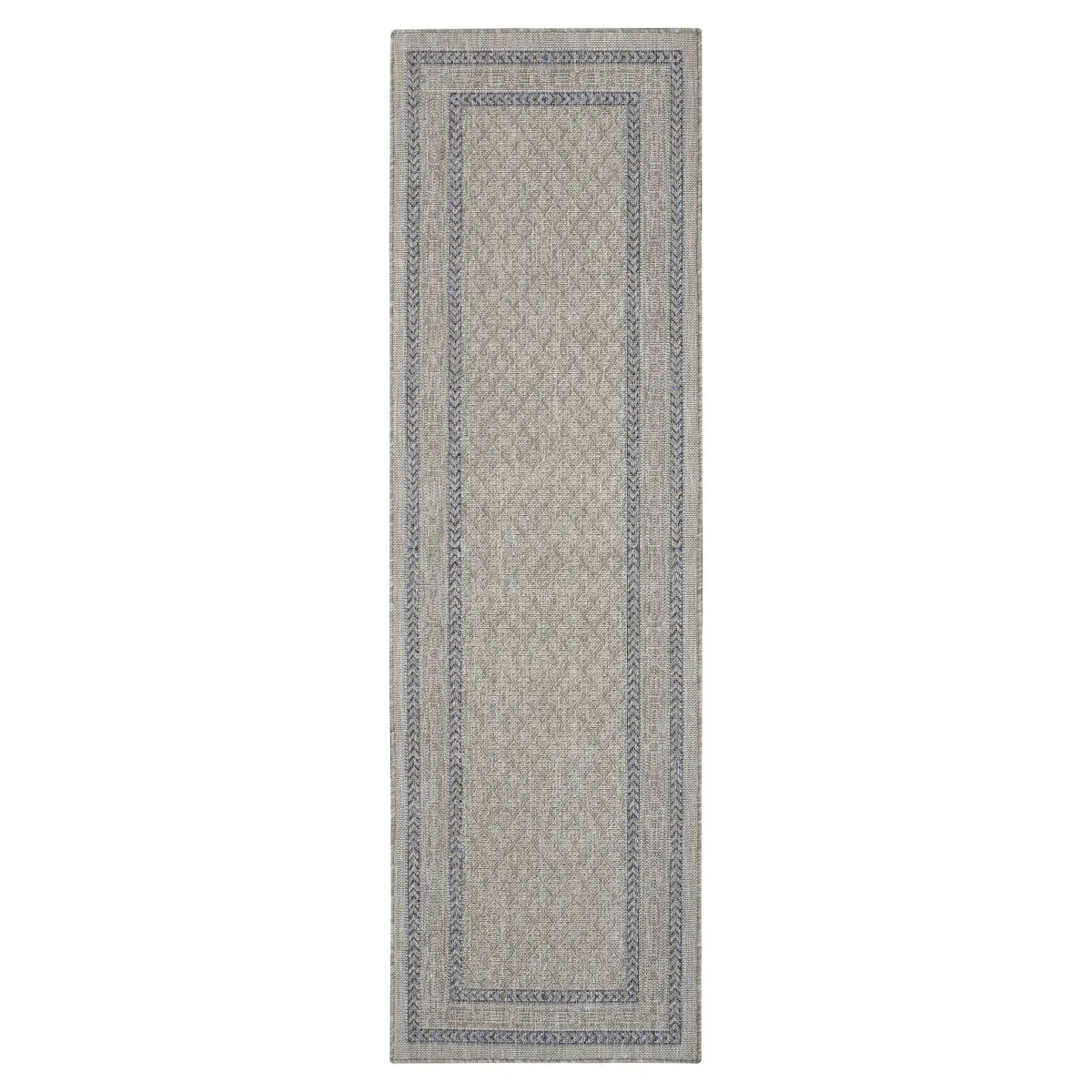Nourison Garden Spring Indoor/Outdoor Rug Collection, Meadow Gray