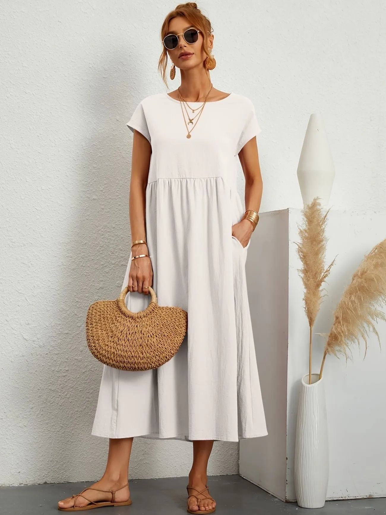 Rosey - Relaxed Linen Dress
