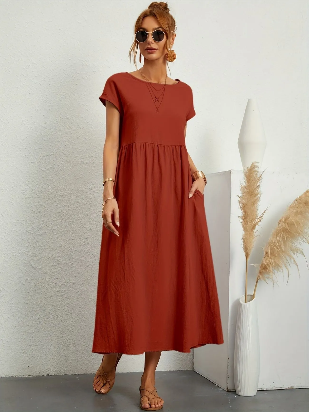 Rosey - Relaxed Linen Dress