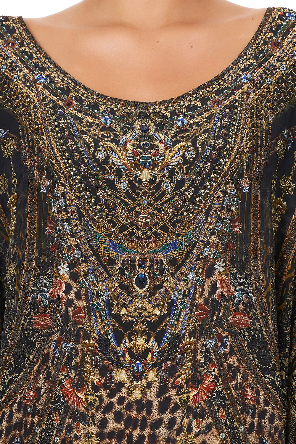 SCOOP BACK HEM DRESS ABINGDON PALACE