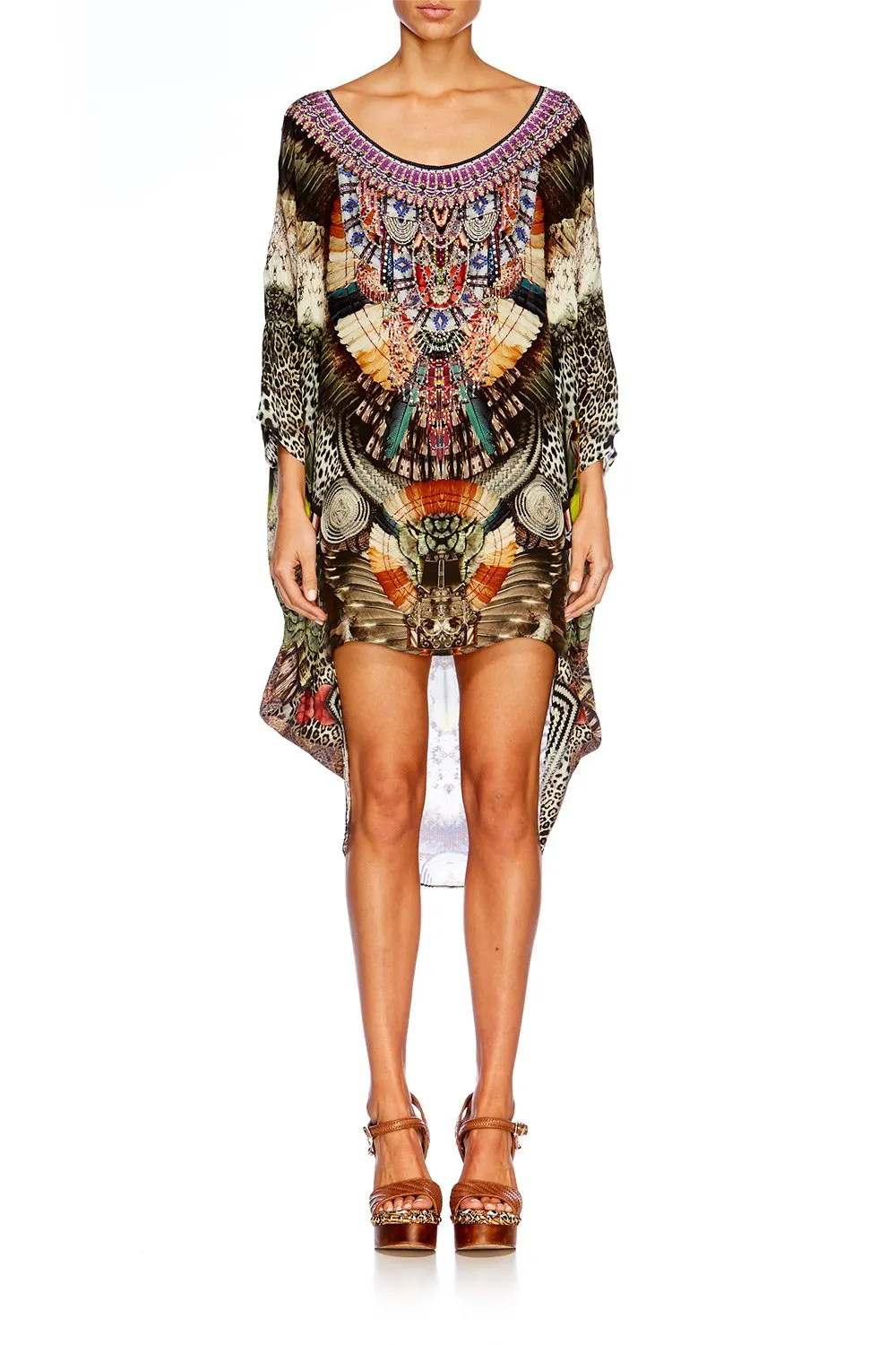 SCOOP BACK HEM DRESS LIGHT MY FIRE