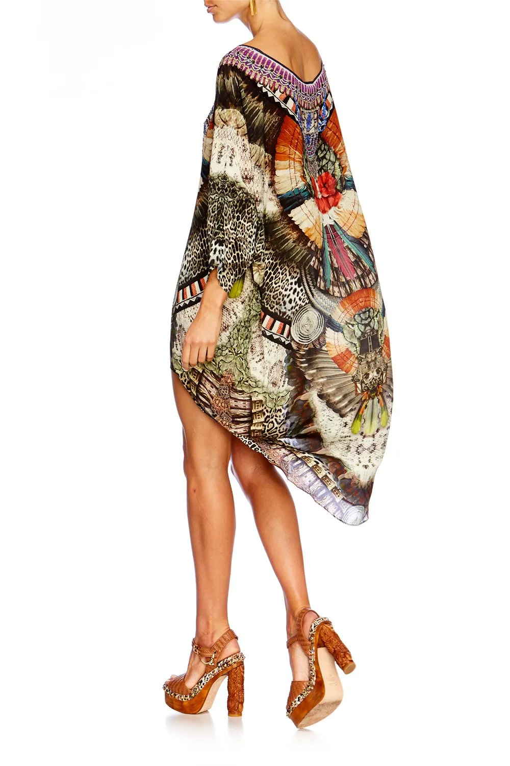 SCOOP BACK HEM DRESS LIGHT MY FIRE