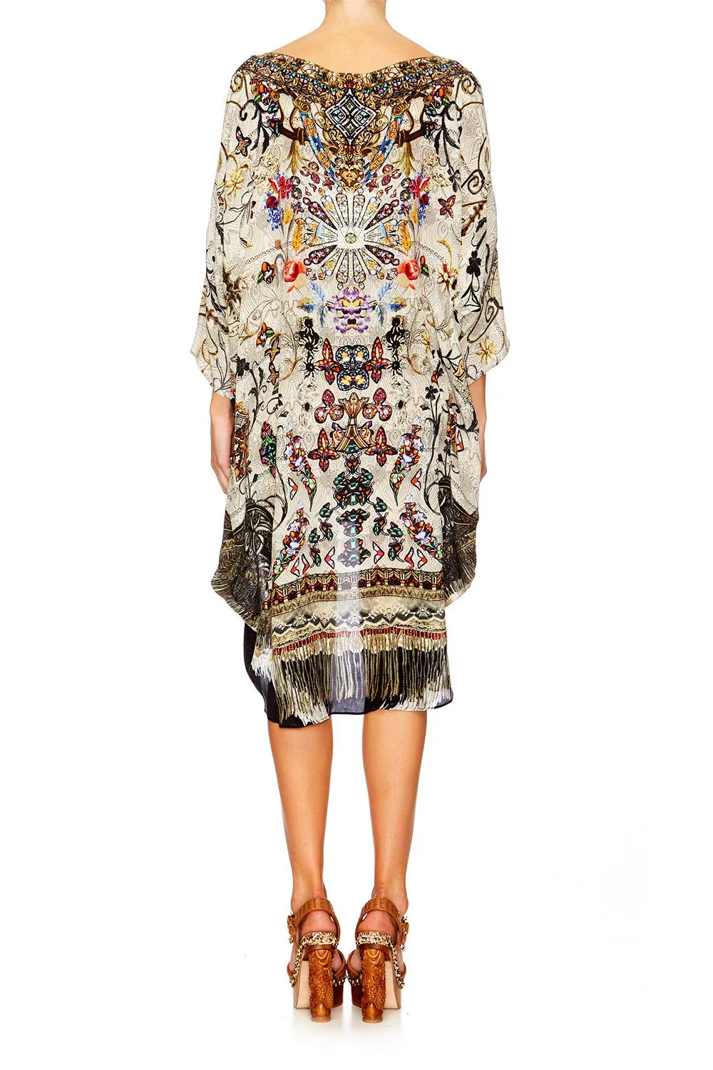 SCOOP BACK HEM DRESS RAISE YOUR GLASS