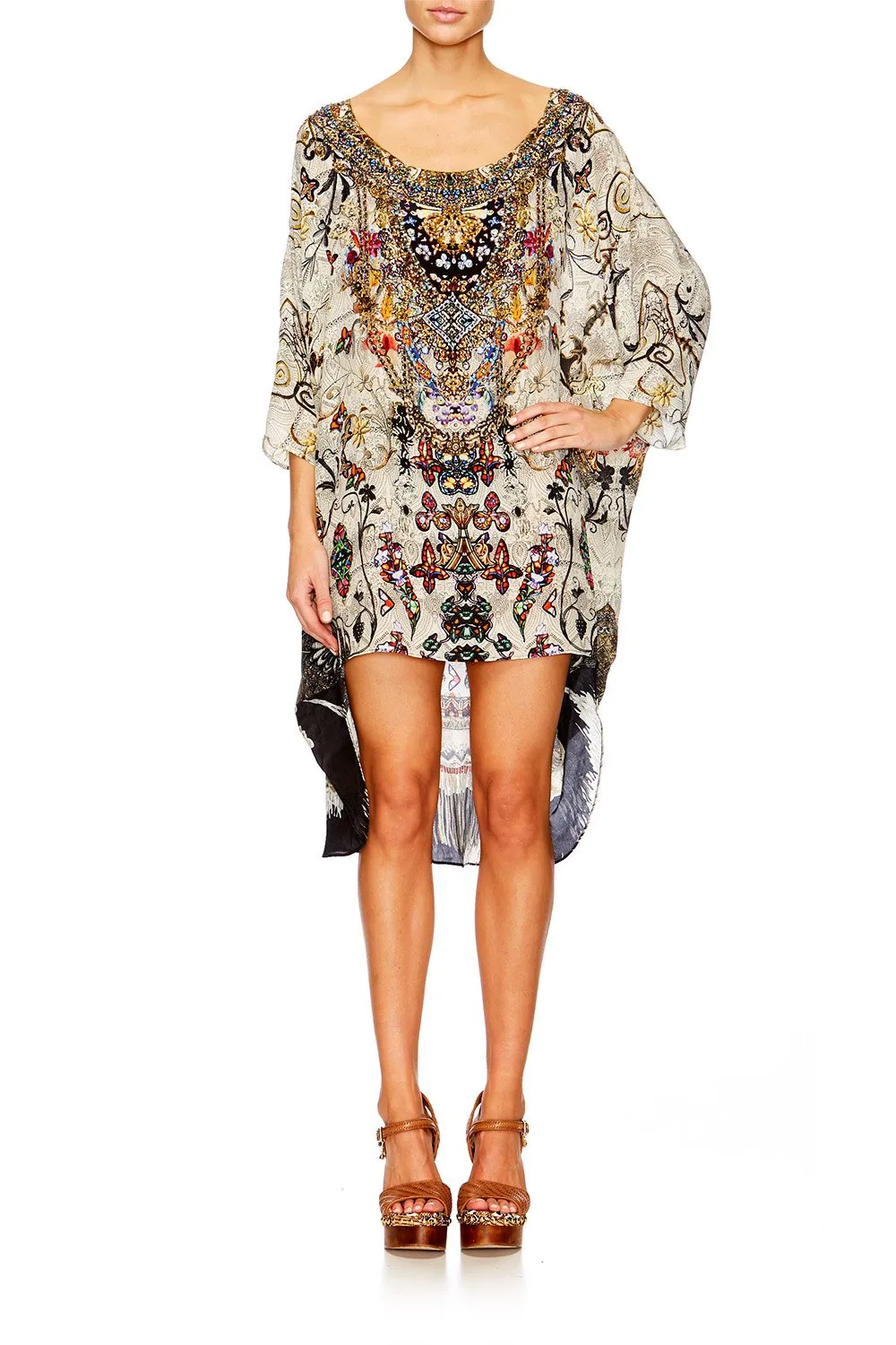 SCOOP BACK HEM DRESS RAISE YOUR GLASS
