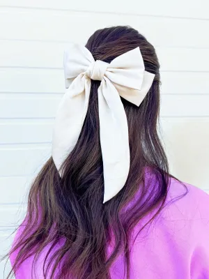 She's Dreamin' Layered Satin Bow
