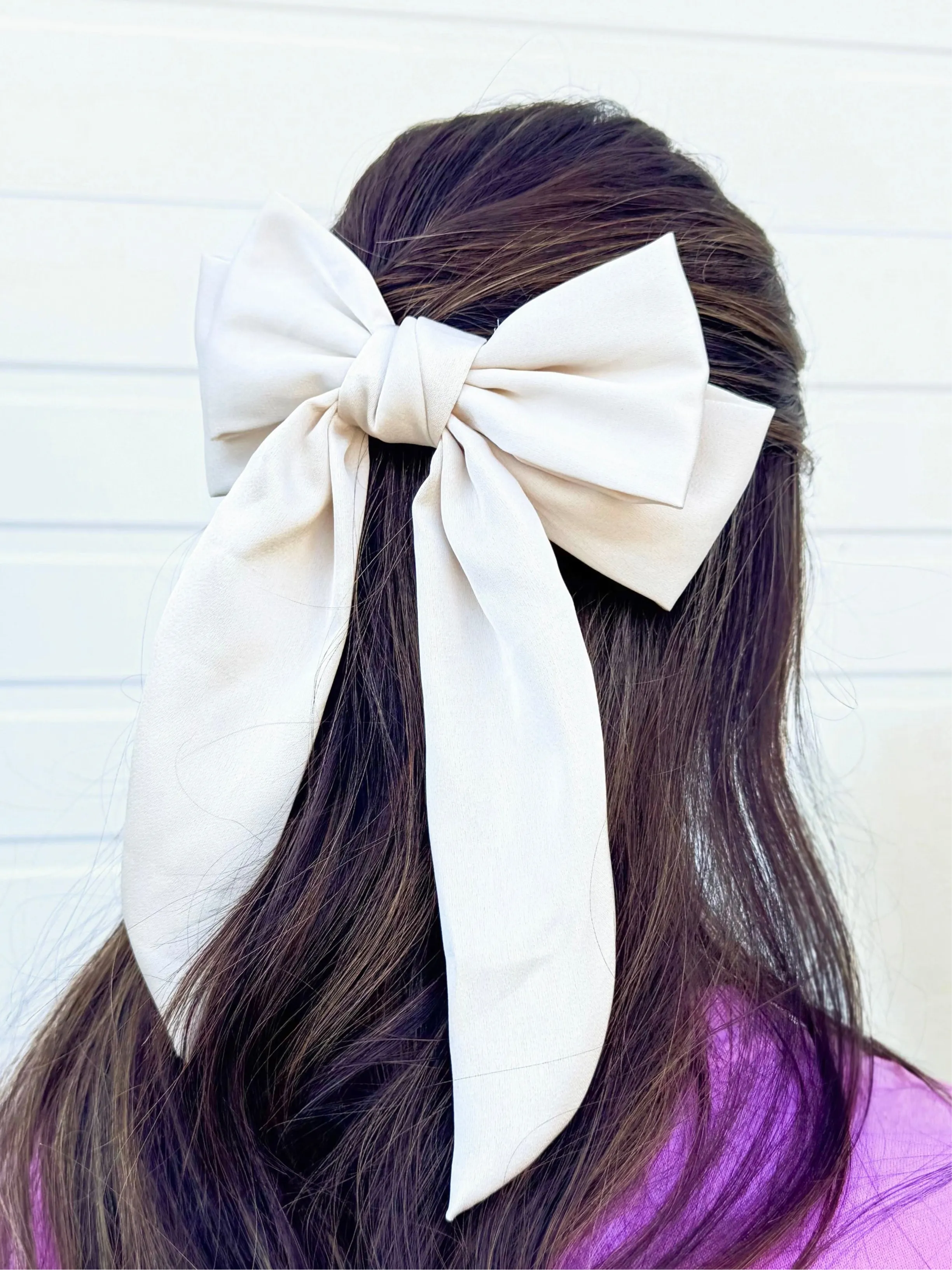 She's Dreamin' Layered Satin Bow