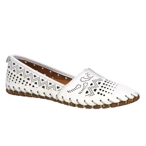 Shoe Max Spring/Summer 2024-S24-Luna Everly Leather Shoes-White