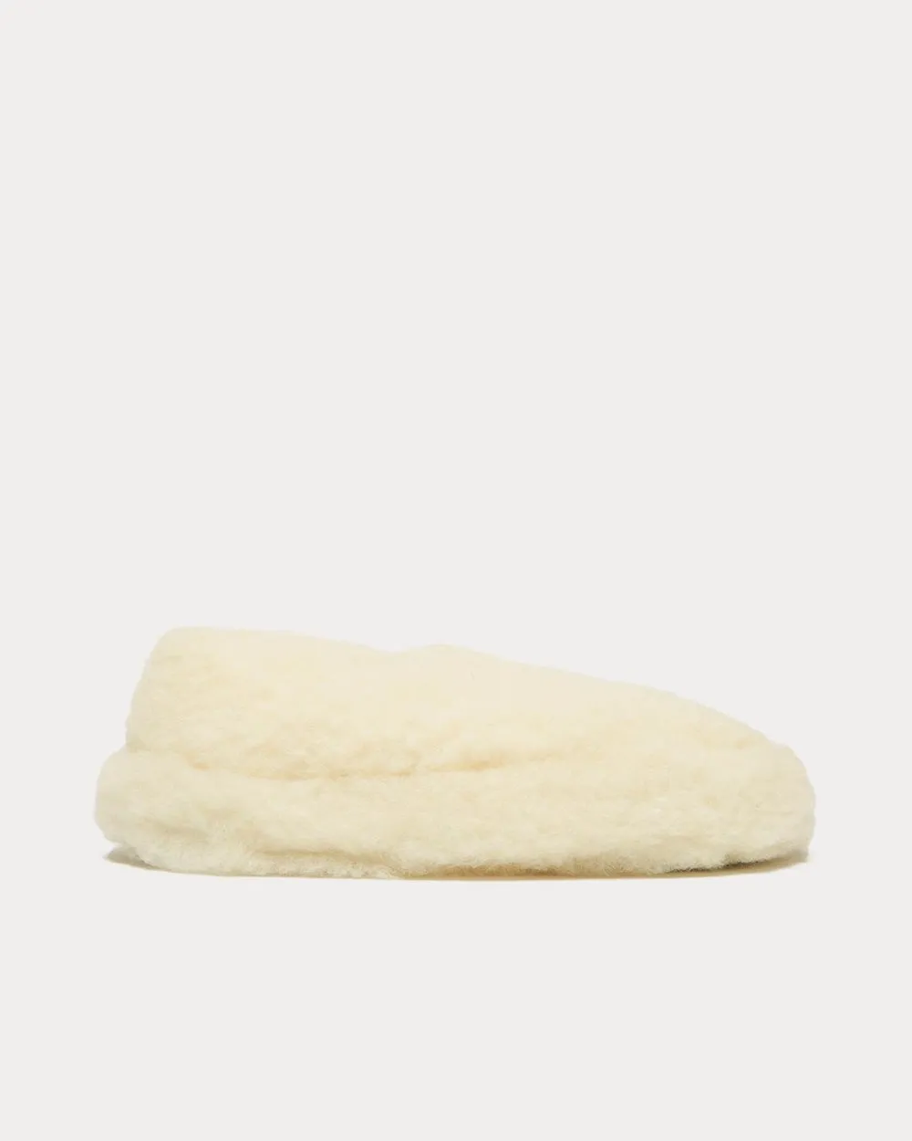 Siberian Wool Beige Slip Ons