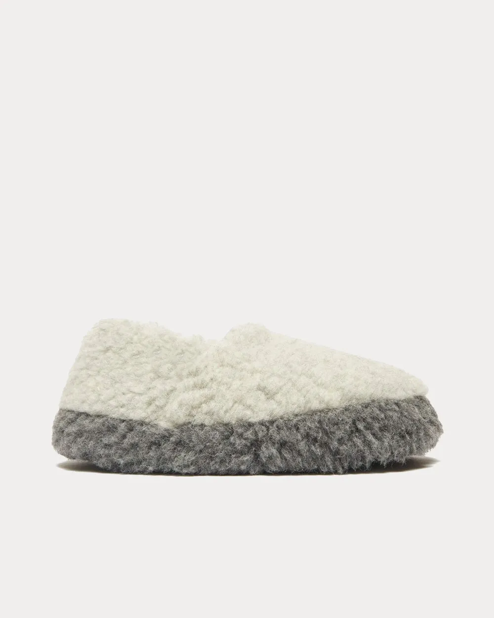 Siberian Wool Grey Slip Ons