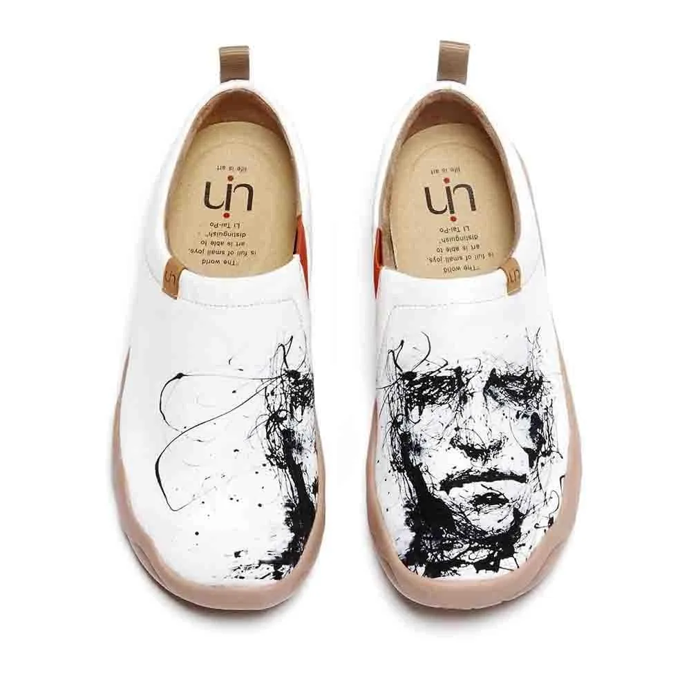 SILENT MAN Art Design Loafers for Men