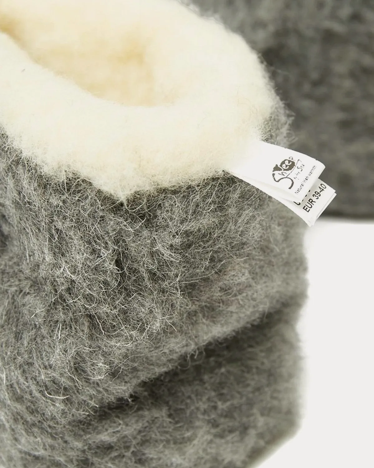 Skipper Wool Boot Grey Slip Ons