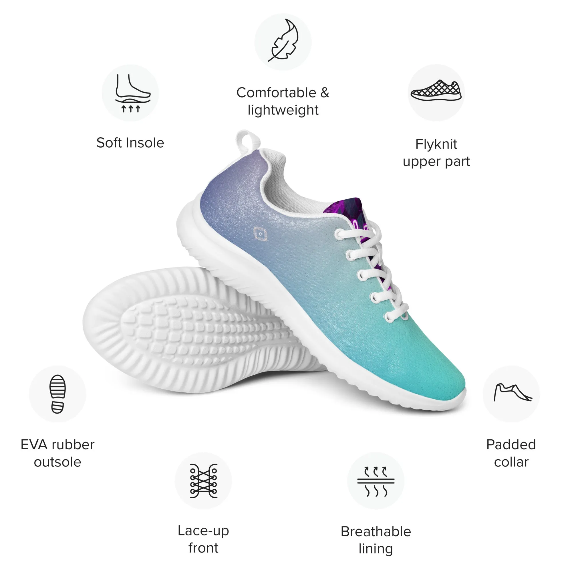 SlaySteps Women’s Athletic Shoes – Ultralight Flyknit Sneakers For All-Day Comfort, Breathable Fit & Sleek Performance