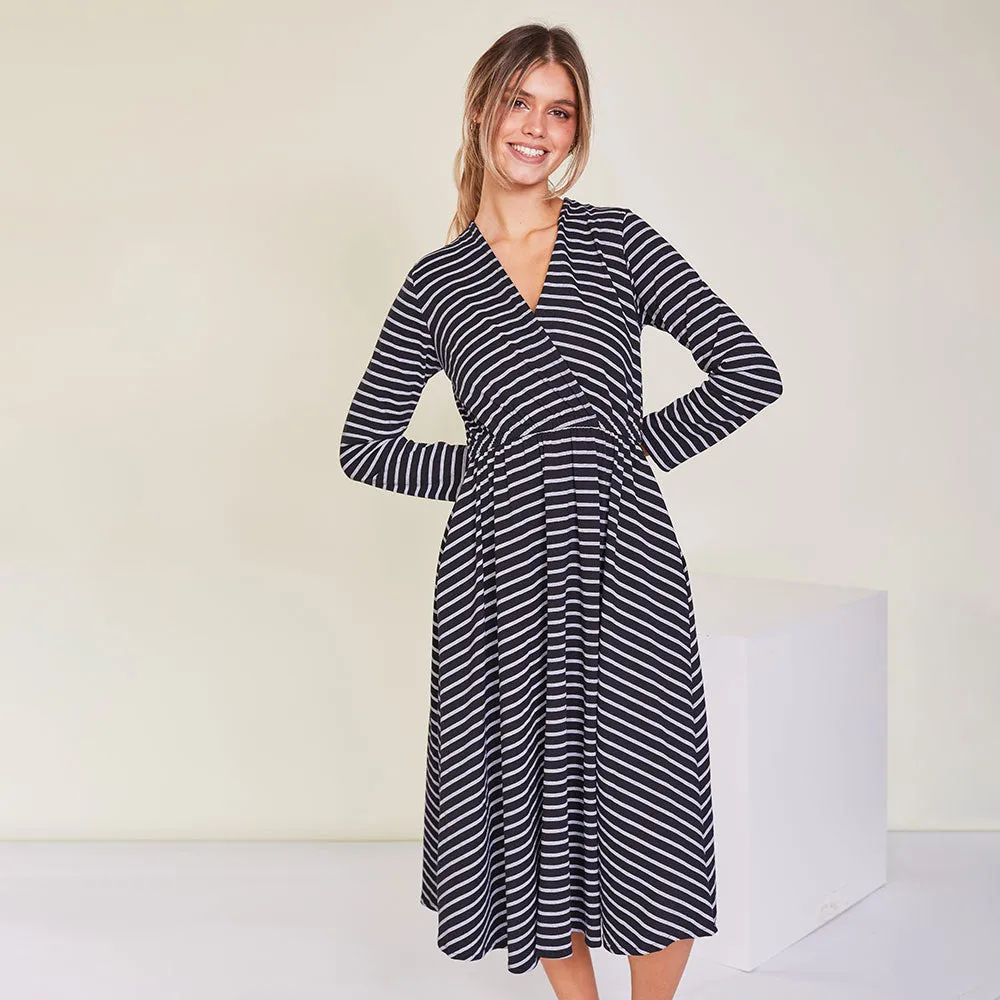 Sutton Dress (Stripe)