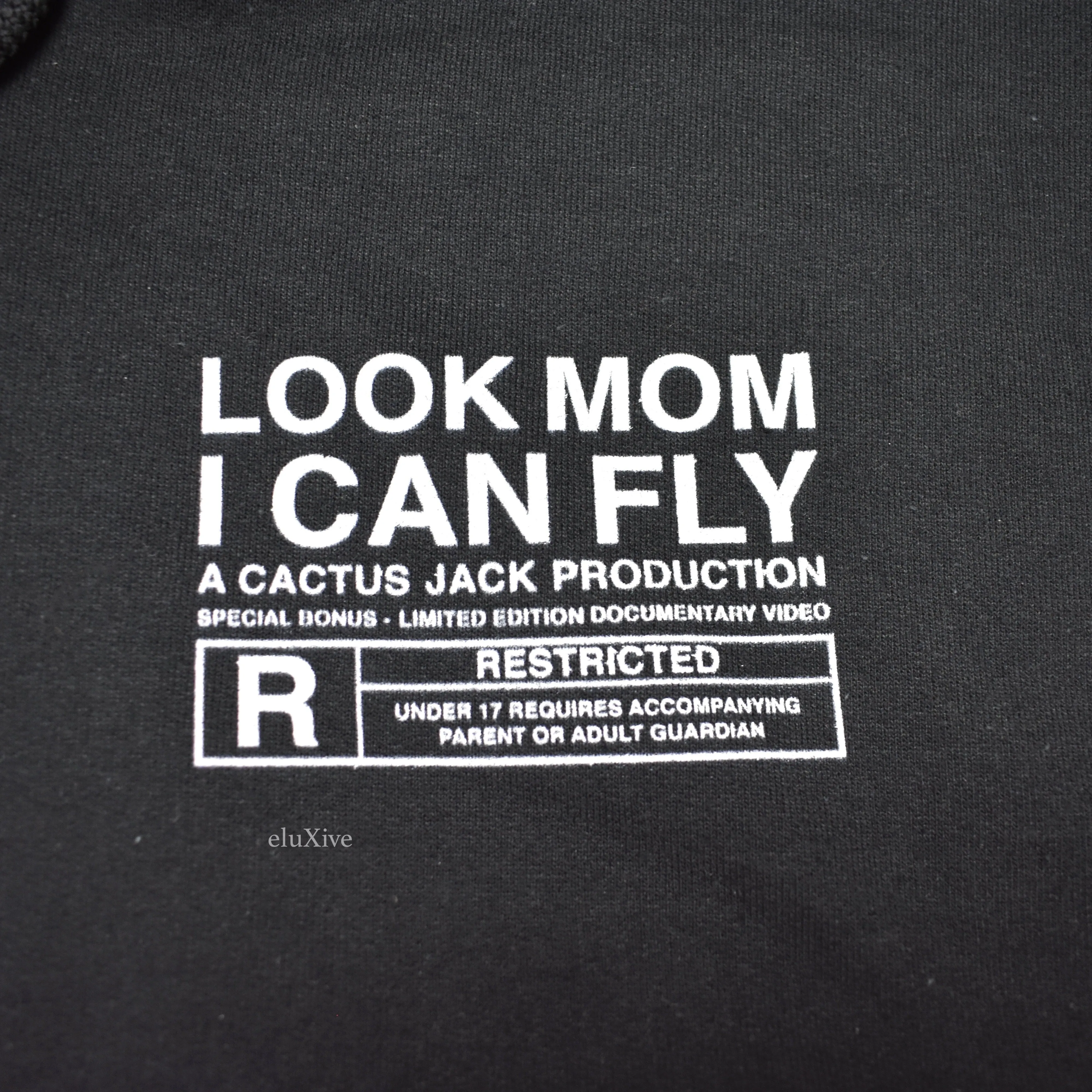 Travis Scott - Look Mom I Can Fly 'Minibike' Hoodie (Black)
