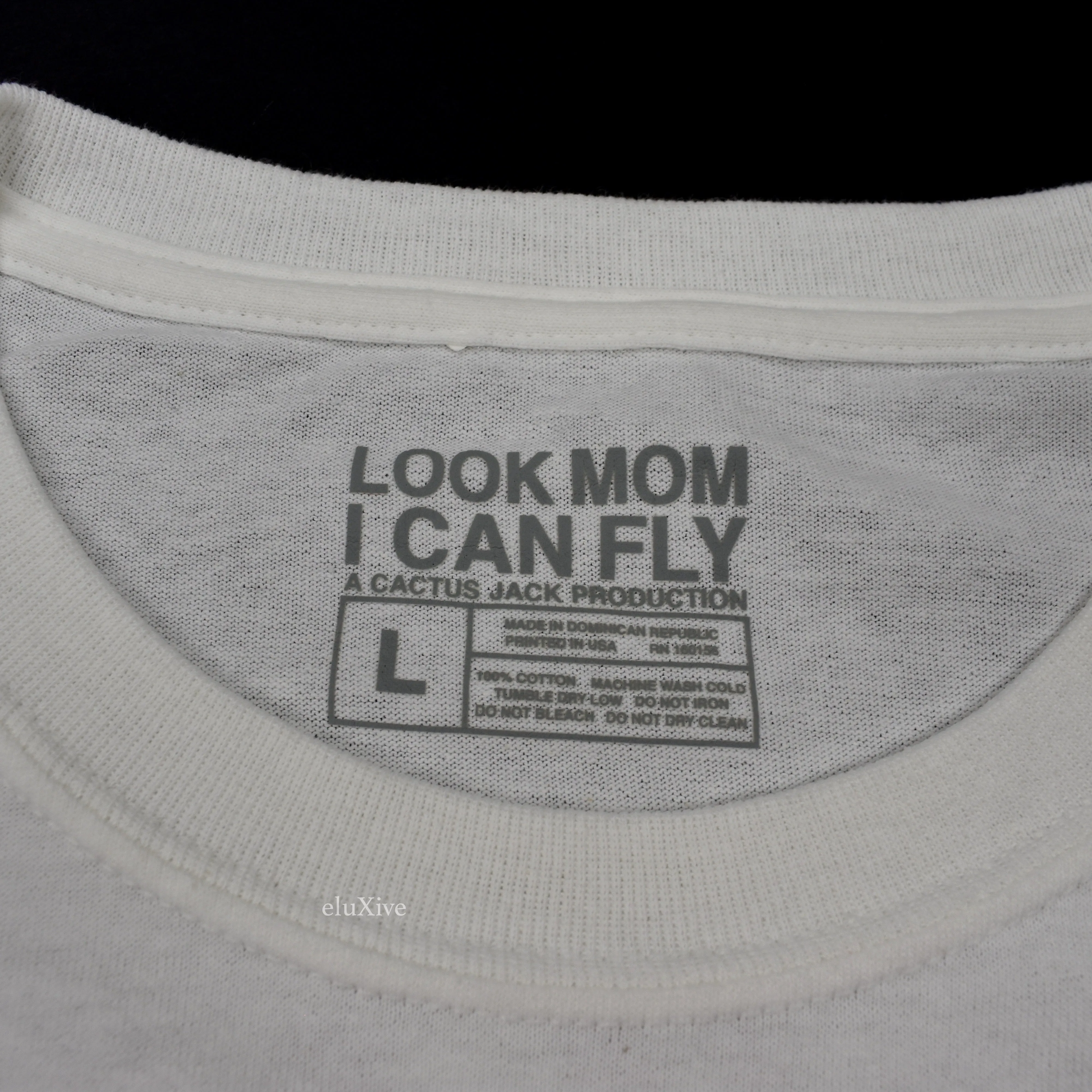 Travis Scott - Look Mom I Can Fly 'Skeleton' T-Shirt (White)