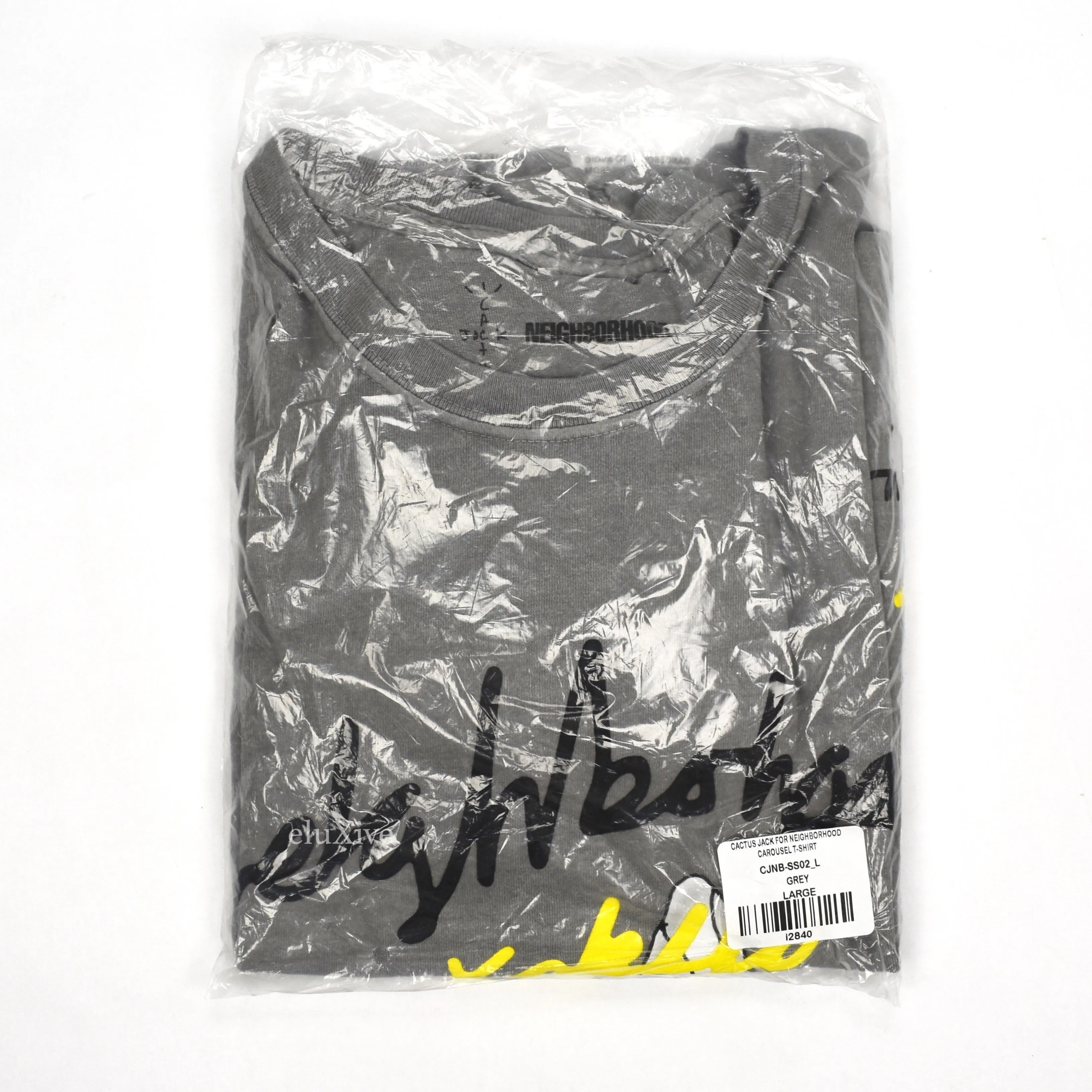 Travis Scott x Neighborhood - Carousel Logo Print T-Shirt