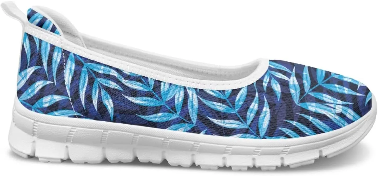 Tropical Hawaii Slip On Womens Orthopedic Arch Support Diabetes Foam Shoes Walking Anti-Skid Loafers