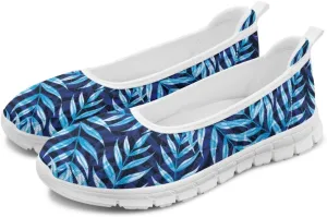Tropical Hawaii Slip On Womens Orthopedic Arch Support Diabetes Foam Shoes Walking Anti-Skid Loafers
