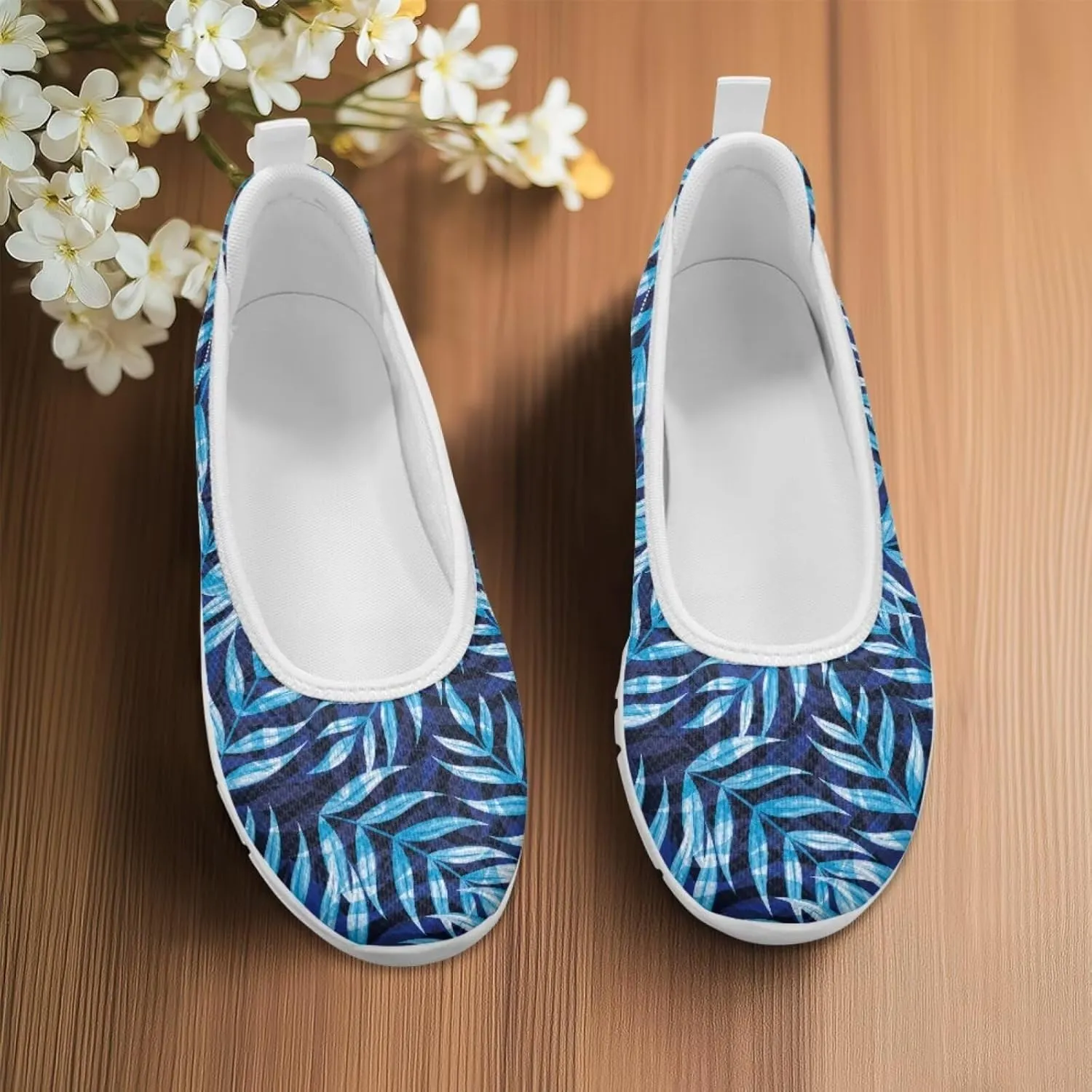 Tropical Hawaii Slip On Womens Orthopedic Arch Support Diabetes Foam Shoes Walking Anti-Skid Loafers
