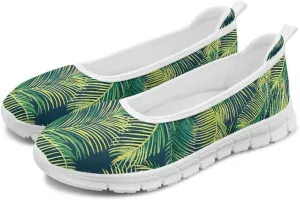 Tropical Hawaii Slip On Womens Orthopedic Arch Support Diabetes Foam Shoes Walking Anti-Skid Loafers