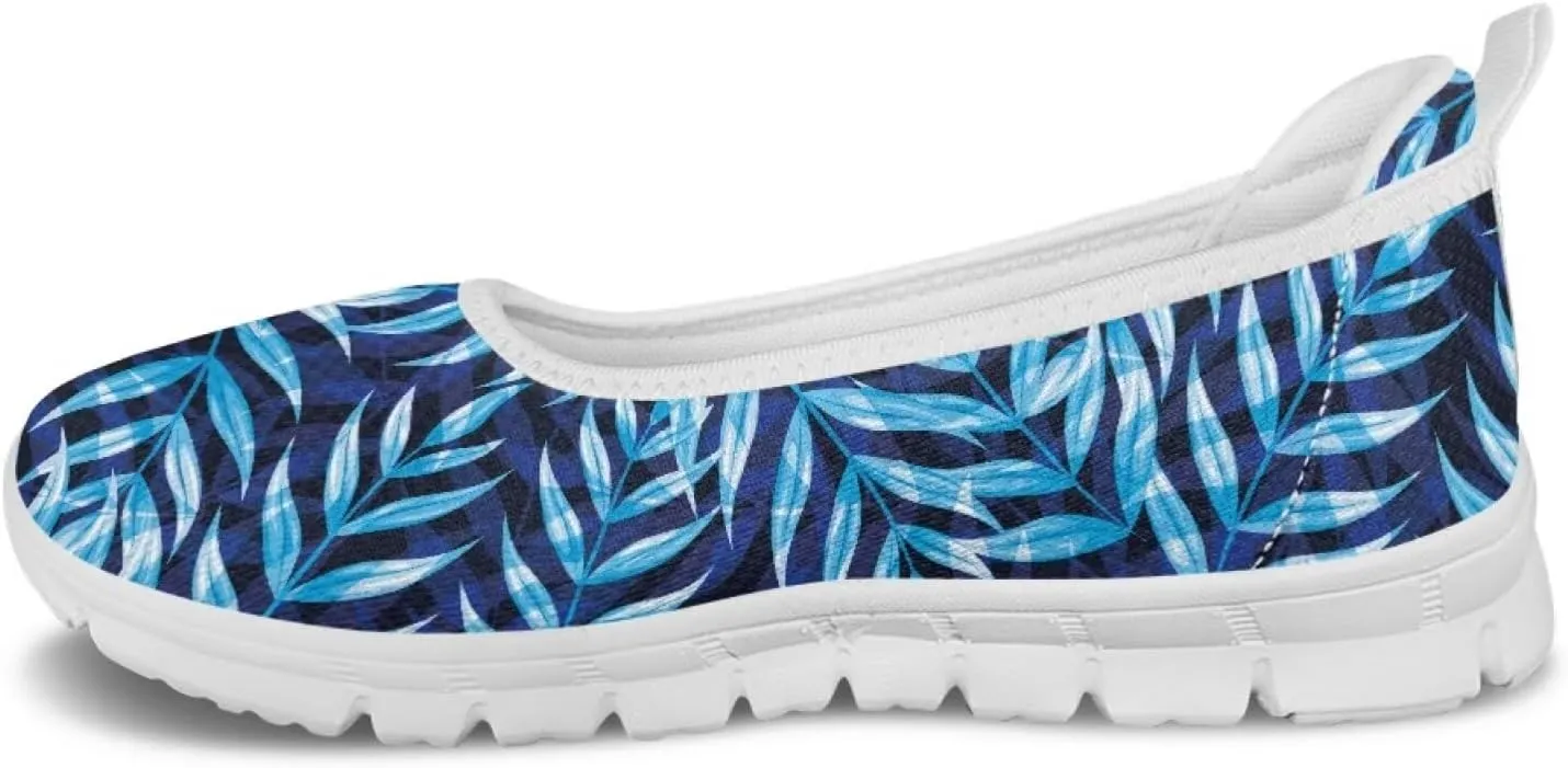 Tropical Hawaii Slip On Womens Orthopedic Arch Support Diabetes Foam Shoes Walking Anti-Skid Loafers