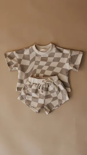 Wavy Checker | Short Set Wavy Checker | Short Set
