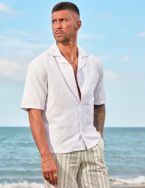 White Linen S/S Shirt