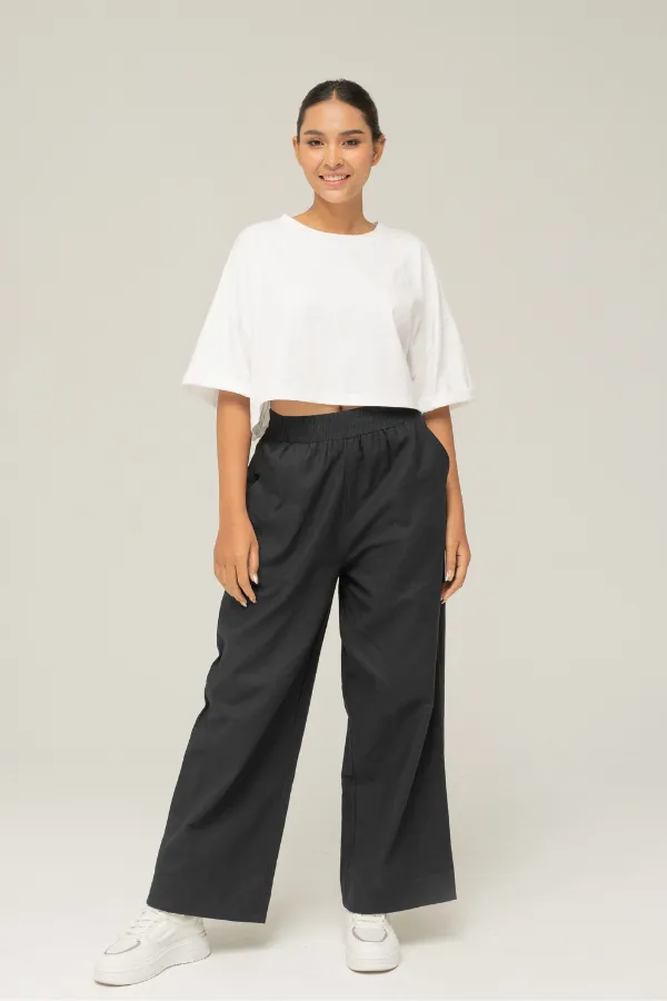 Wide Leg Unisex Linen Pants